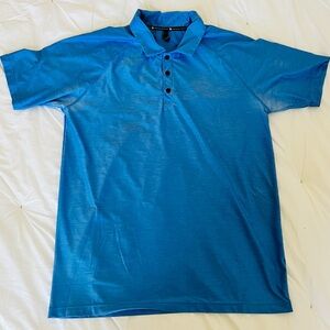 Kenneth Cole Men's Bright Blue Performance Polo